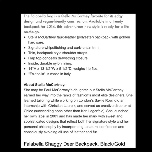 Stella McCartney Falabella Back Pack Purse - Picture 6 of 16